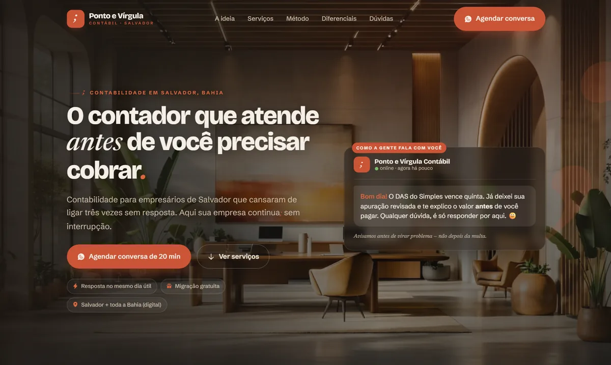 Site de contabilidade em Salvador