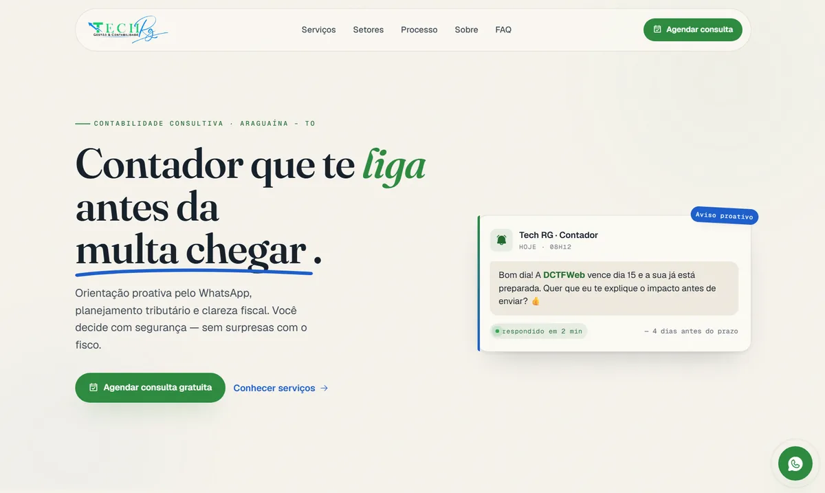 Site de contabilidade em Araguaína